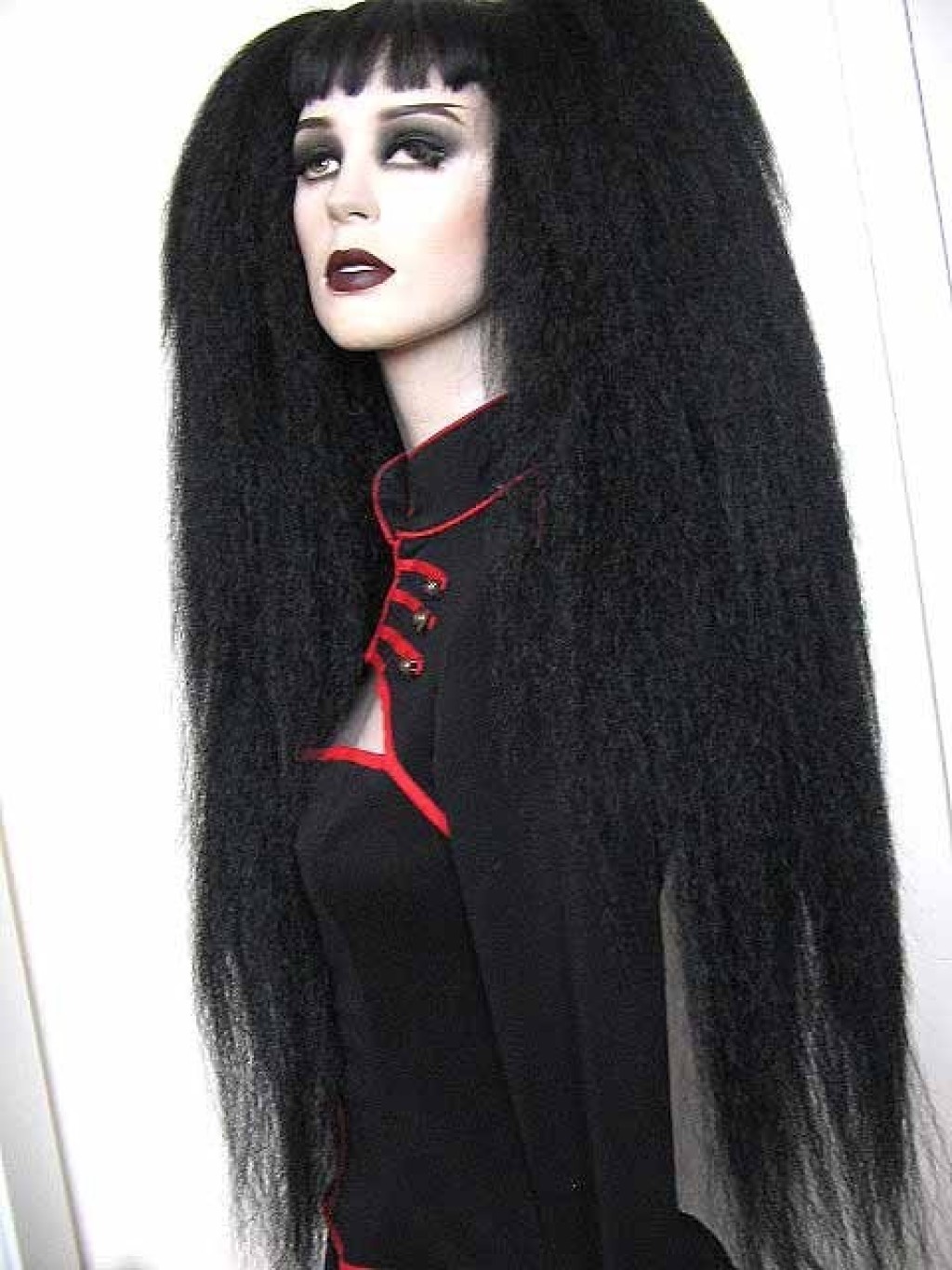 Hip Length Warlock Hair Falls in Black